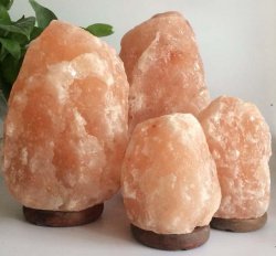 Himalayan Salt Lamp Wood Base 6-8kg