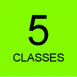 5 Class Pack