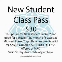 New Student - 30 days of Unlimited Yoga