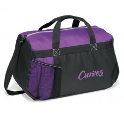Small Duffel Sport Bag-Purple/Black (CA)