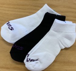 Stripe Cushioned Sock - White (US)