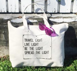 Tote Bag - Travel Light