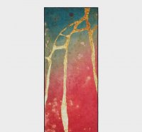YogiToes Mat Towel (River Gold Print)