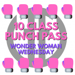 Wonder Woman 10 Class Punch Pass
