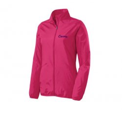 Full-Zip Windbreaker Jacket-Pink (US)