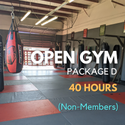 Open Gym Pkg D - 40 Visits
