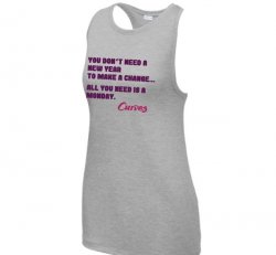 New Year Tank Top-Gray