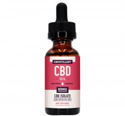 CBDistillery - Isolate Oil Tincture  (THC Free, Natural Flavor) /  2500 mg