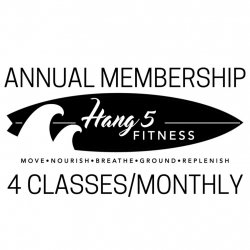 Annual membership 4 Classes per Month
