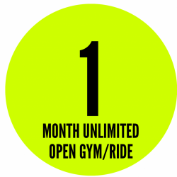 1 MONTH UNLIMITED OPEN RIDE/GYM