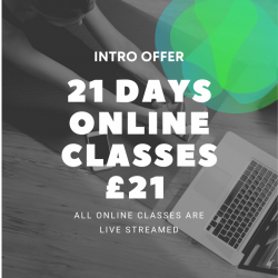21 Days Online Classes for £21