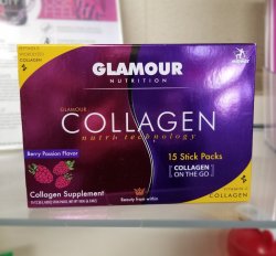 Glamour Collagen, Berry Passion - 15 Stick Packs