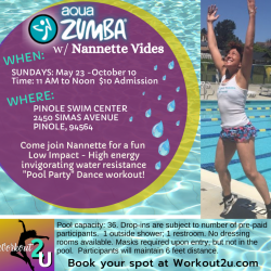 Outdoor Aqua Zumba (5 Classes)