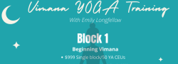BLOCK 1 - Vimana Yoga Training- Beginning Vimana