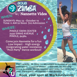 Outdoor Aqua Zumba (10 Classes)