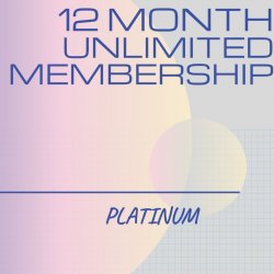 12 Month Unlimited PLATINUM Membership