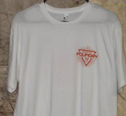 T-shirt - Foundry White/Orange (XL)