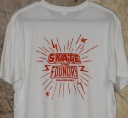 T-shirt - Foundry White/Orange (XL)