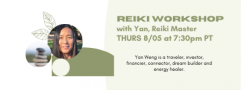 Reiki Workshop with Yan