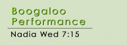 Boogaloo PERFORMANCE CLASS - Wed @ 7:15 on ZOOM
