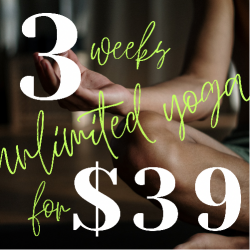 3 Weeks For $39 - Intro Offer