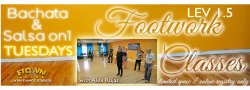 Bachata Intermediate Footwork - 6 wks/ 1 hr per