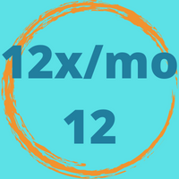 12x/mo - 12 Month membership