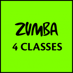 Zumba - 4 Class Pass