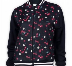 Ladies Jacket - Micro Cherries