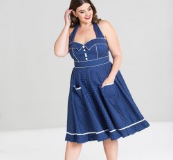 Ladies Vanity Dress Blue