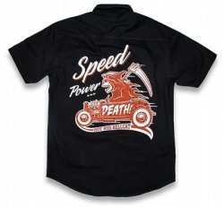 Men's Bowling Shirt Reaper