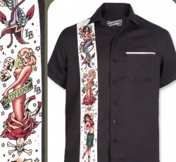 Men's Bowling Shirt Flash
