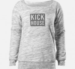 Stacked Logo Sweatshirt Light Grey Heather - Medium