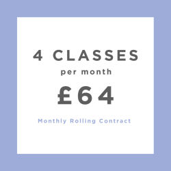 4 x Barre/Mat Classes / mo (monthly)
