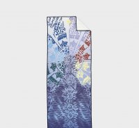 YogiToes Mat Towel (Chakra Blue Print)