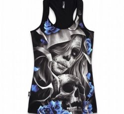 Ladies Los Muertos Tank Plus