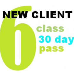 NEW CLIENTS - 6 Class 30 Day Pass