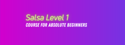 Friday Salsa Level 1 Beginner Course - August session