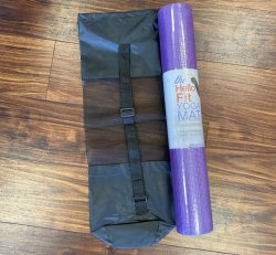 Yoga Mat with carrying bag 68" x 24" x 1/8"