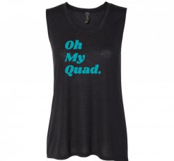 Oh My Quad Black Tank
