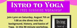 Intro to Yoga, A Free Sunshine Workshop