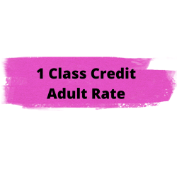 1 Class - Adult Rate