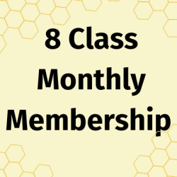 8 Class Monthly Membership