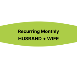 Recurring Monthly - Husband + Wife Membership
