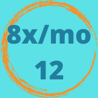 8x/month - 12 Month Membership