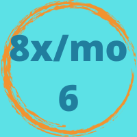 8x/month - 6 Month Membership