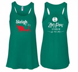 Sleigh The Day Holiday Tank Top