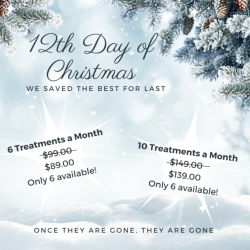 Christmas Special 10 Treatments a Month (Most Popular) $139.00