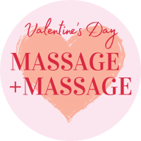 Valentine's Day Spa Packages for Two: COMBO 3 - Massage + Massage (50 minutes each )