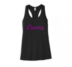 Bella Flowy Racerback Tank, black/purple (US)